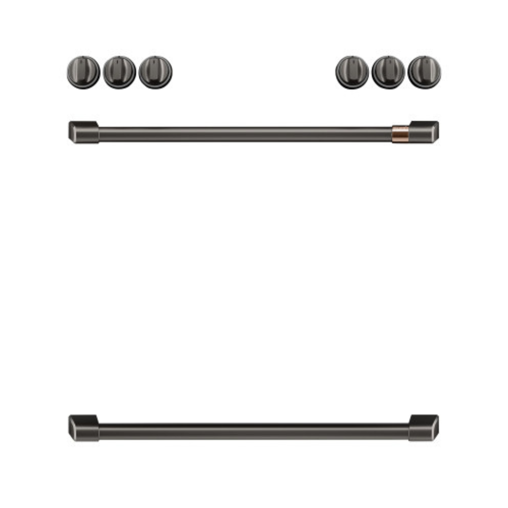 Coffee™ Front Control Induction Knobs and Handles - Brushed Black