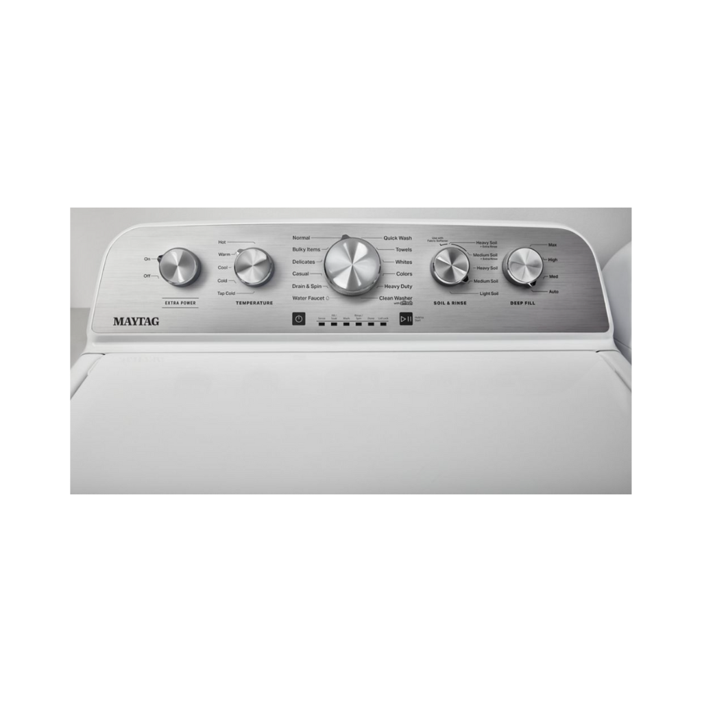 4.5 Cu. Ft. Top Load Washer with Extra Power.