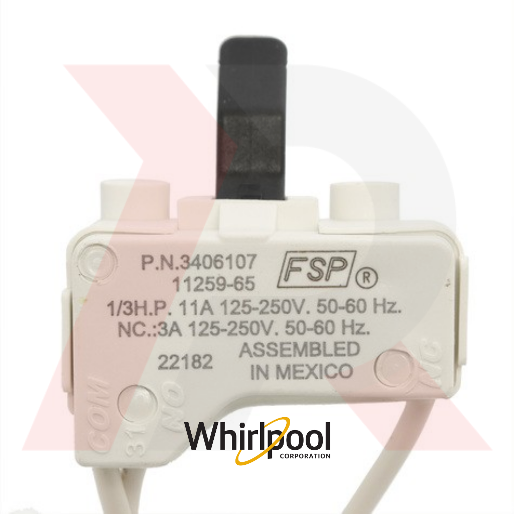 Dryer Door Switch #WP3406107
