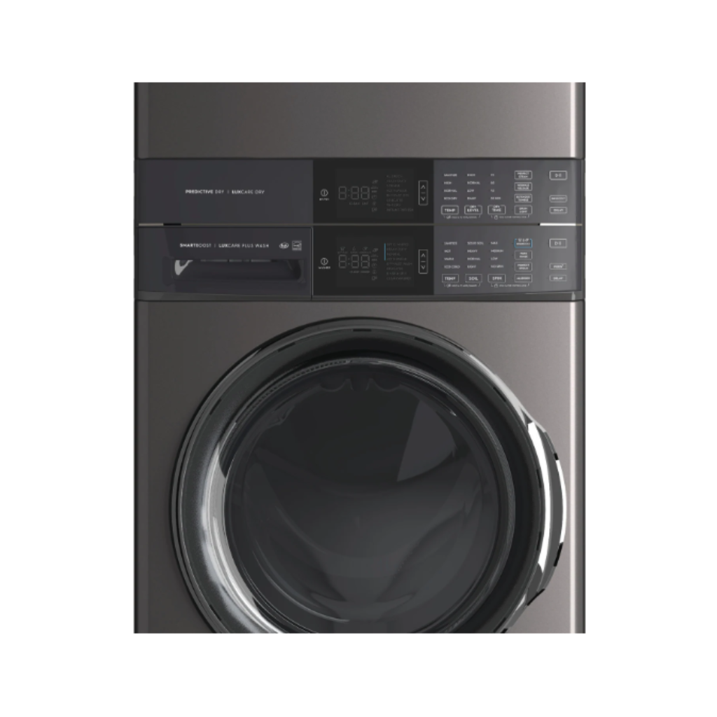 4.5 Cu. Ft. Washer & 8 Cu. Ft. Gas Dryer Laundry Tower Single Unit Front Load