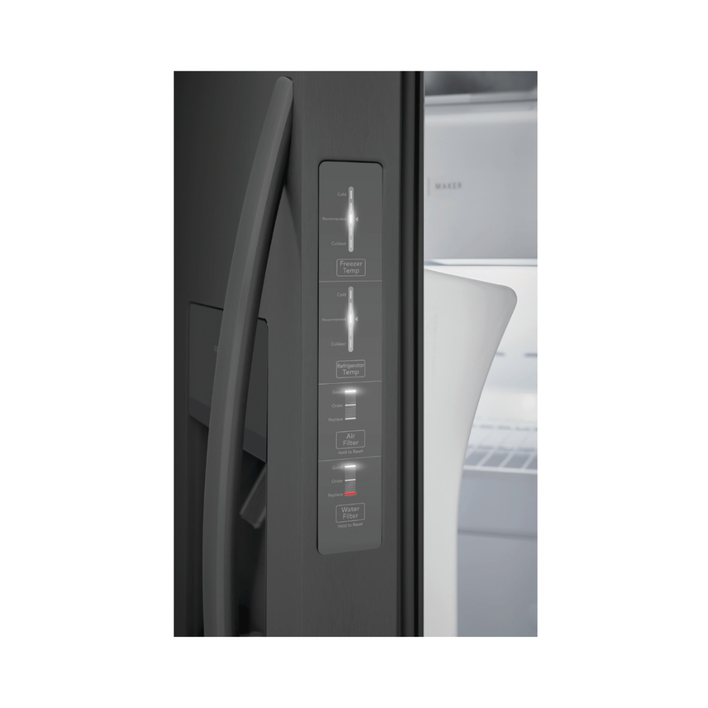 25.6 Cu. Ft. 36 In Standard Depth Side by Side Refrigerator