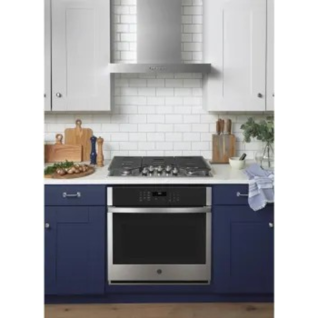 30 In Smart Built-In Self-Clean Single Wall Oven with Never-Scrub Racks