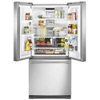 30-Inch Wide French Door Refrigerator - 20 Cu. Ft.