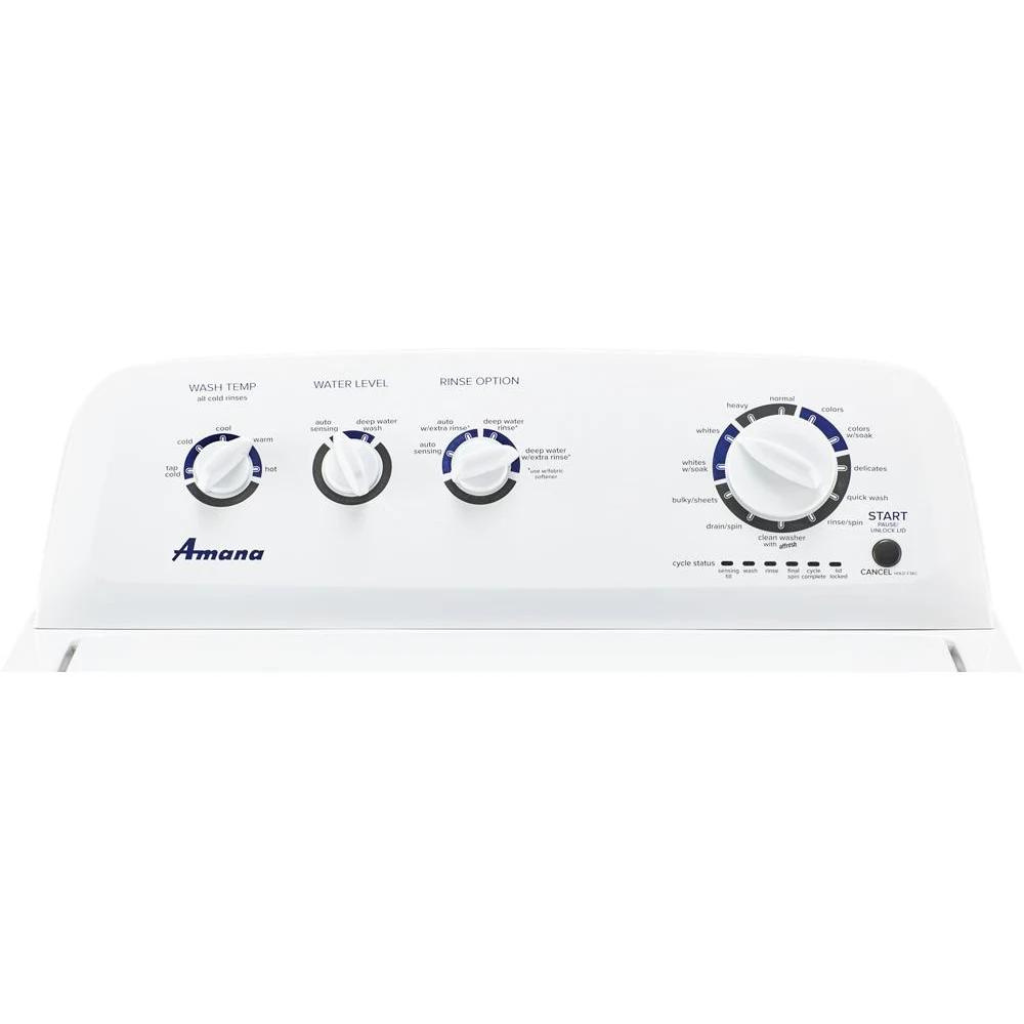 Large Capacity Top Load Washer with High-Efficiency Agitator
