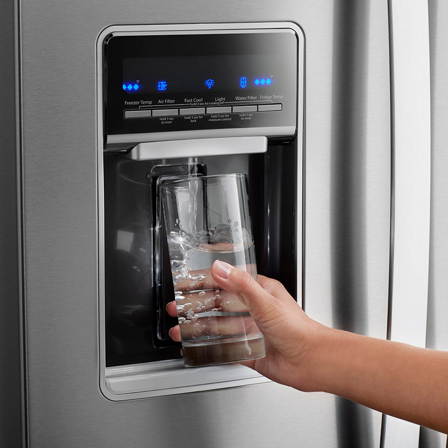 20 Cu. Ft. Wide French Door Refrigerator.