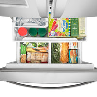 20 Cu. Ft. Wide French Door Refrigerator.