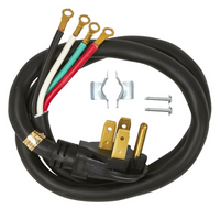 4 Ft. Range, Stove & Oven Power Cord (4-Prong) #WX9X35