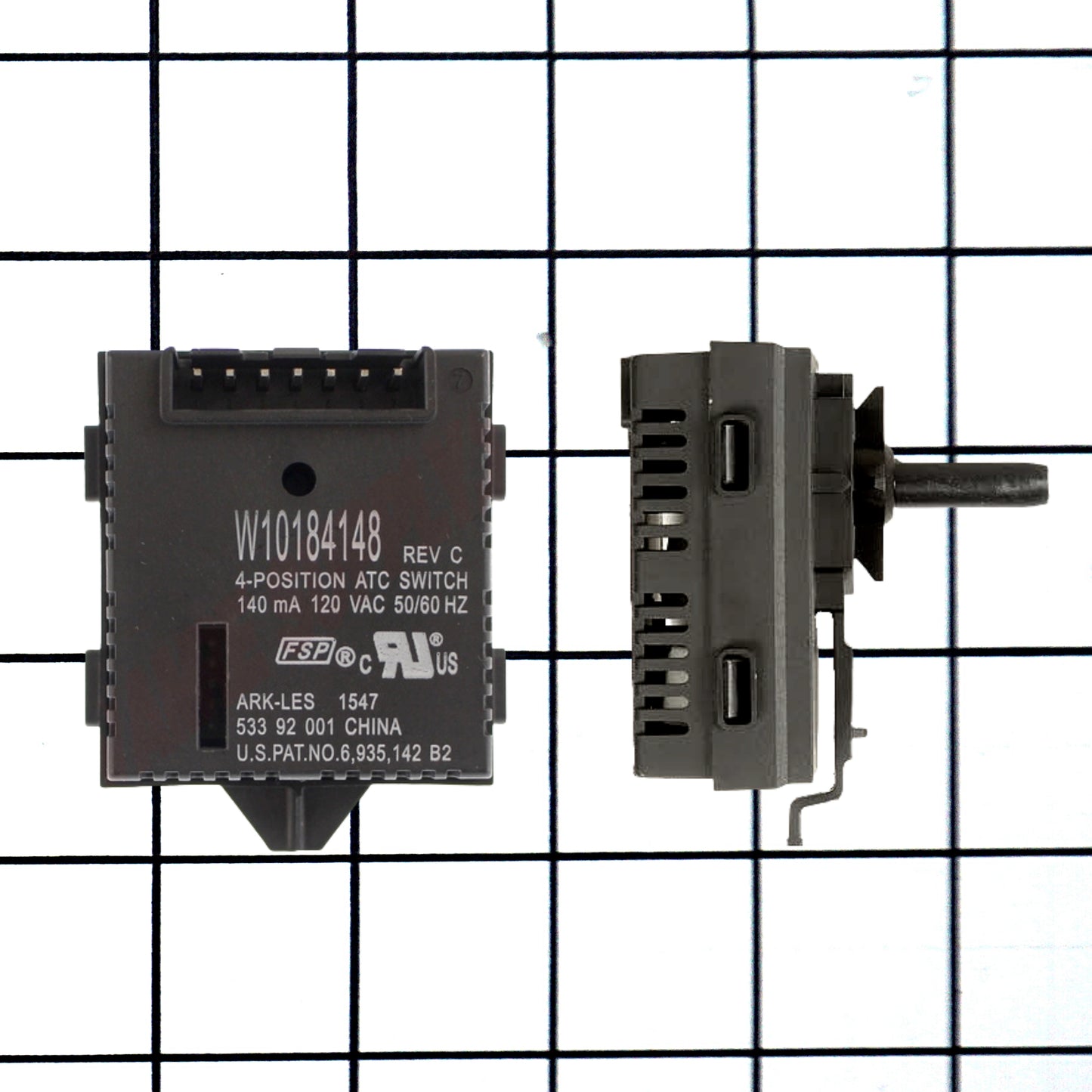 Washer Temperature Switch #WPW10184148
